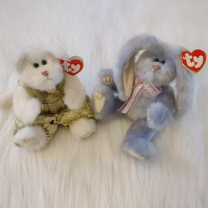 Ty Attic Treasures Katrina and Azalea Beanie Babies